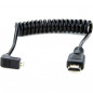 Atomos zwinięty kątowy kabel Micro HDMI do Full HDMI 30cm (ATOMCAB007)