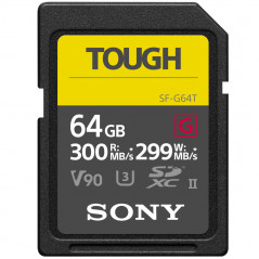 KARTA PAMIĘCI Sony SDXC 64GB SF-G Tough UHS-II U3 V90 (SF64TG)