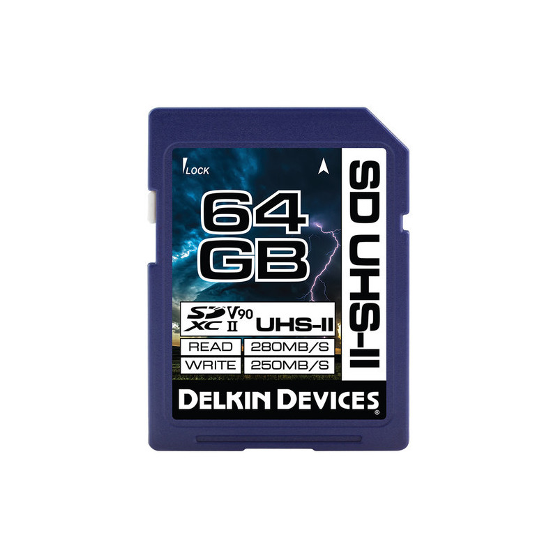 Karta pamięci DELKIN 64GB SDXC UHS-II CINEMA SD