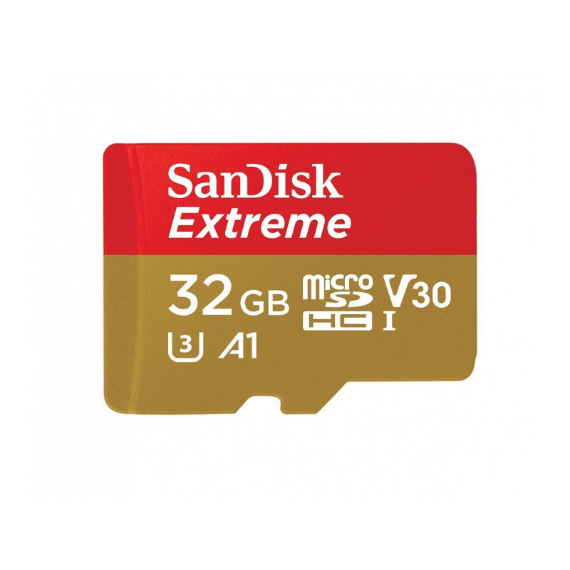 Karta pamięci Sandisk microSDHC 32 GB EXTREME 100MB/s A1 C10 V30 UHS-I U3