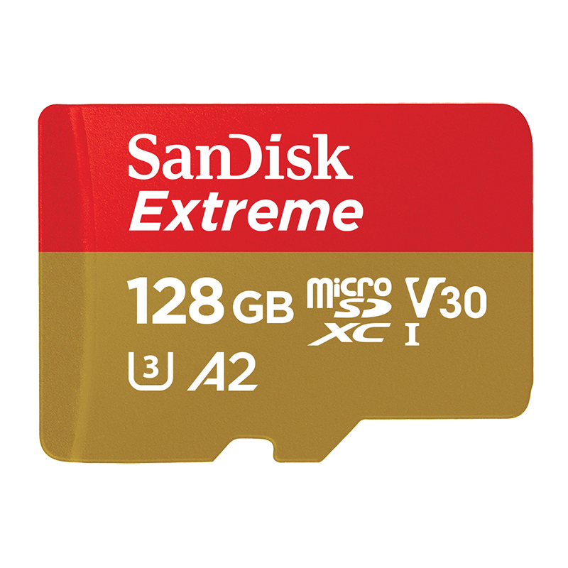 Karta pamięci Sandisk EXTREME microSDXC 128 GB 160MB/s A2 C10 V30 UHS-I U3