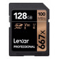 Karta pamięci 128GB Lexar Pro 667x SDXC UHS-1 (V30) R100/W90