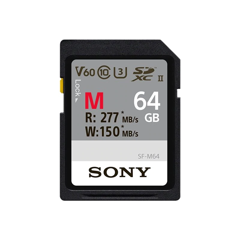 Karta pamięci Sony Professional SDXC 64GB R277 W150 Class 10 UHS-II NOWY MODEL (SF64M)