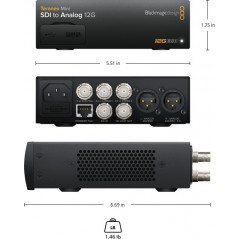 Blackmagic Teranex Mini - SDI to ANALOG 12G