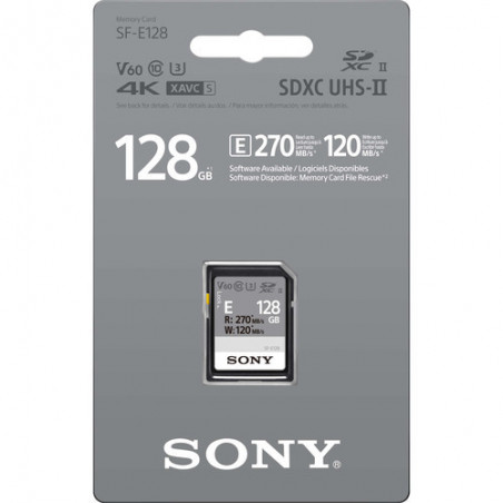 Karta pamięci Sony SF-E SD 128GB SD UHS-II U3 (SF-E SERIES)