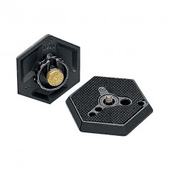 Manfrotto płytka sześciokątna z gwintem 3/8" (030ARCH-38)