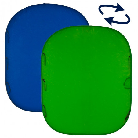 Lastolite tło składane reversibe Chromakey 1,5x1,8m blue/green (LL LC5687)