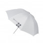 Quadralite parasolka biała transparentna 91cm