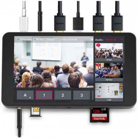 YoloLiv YoloBox Smart Multi-Camera Studio transmisji na żywo, enkoder, switcher, rejestrator, monitor