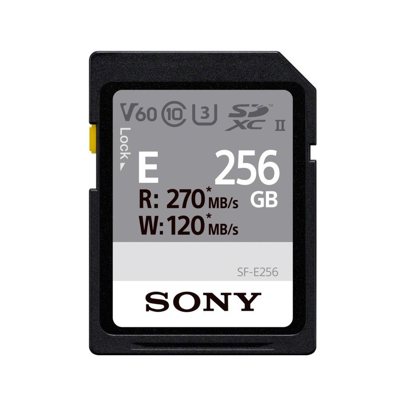 Karta pamięci Sony SF-E SD 256GB SD UHS-II U3 (SF-E SERIES)