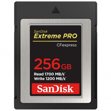 Karta pamięci SanDisk Extreme Pro 256GB CfExpress 1700/1200GB Type B