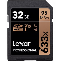 Karta pamięci LEXAR 32GB X633 PROFES. SDHC UHS-1 (CLASS10)