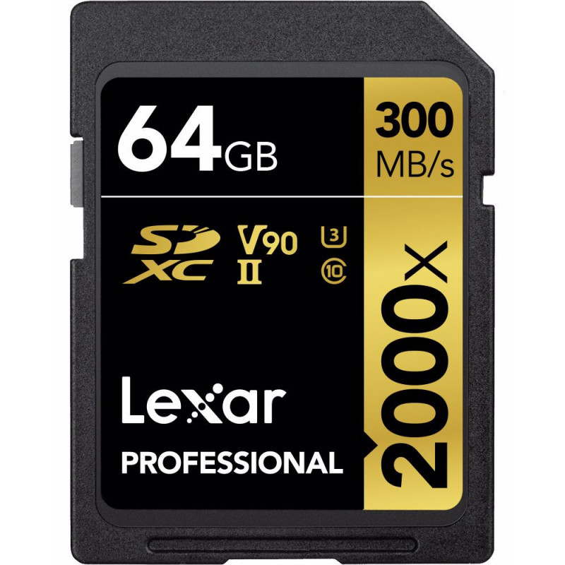 Karta pamięci Lexar 64GB x2000 Professional SDXC
