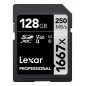 Karta pamięci 128GB Lexar Pro 1667X SDXC UHS-II (V60) R250/W120