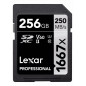 Karta pamięci 256GB Lexar Pro 1667X SDXC UHS-II (V60) R250/W120 + czytnik LEXAR Cardreader Multi-3-in-1 SD/microSD za 1zł