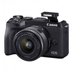 Canon EOS M6 Mark II + 15-45mm IS STM + wizjer EVF
