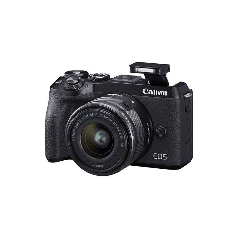 Canon EOS M6 Mark II + 15-45mm IS STM + wizjer EVF