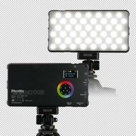 Phottix M200R RGB Light lampa LED