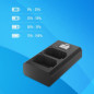 Ładowarka dwukanałowa Newell DL-USB-C do akumulatorów DMW-BLK22