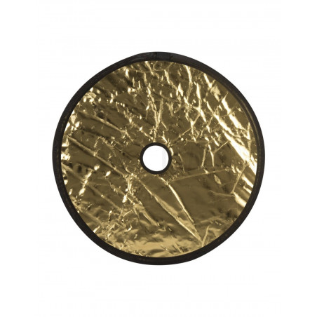 GlareOne Blenda 2w1 srebrno-złota, 30cm, z otworem
