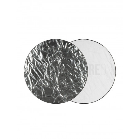 GlareOne Blenda 2w1 srebrno-biała, 60cm