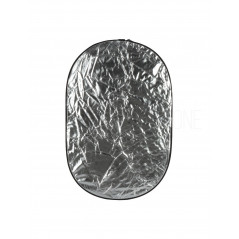 GlareOne Blenda 2w1 srebrno-biała, 92x122cm