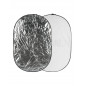 GlareOne Blenda 2w1 srebrno-biała, 92x122cm