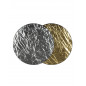 GlareOne Blenda 2w1 srebrno-złota, 60cm