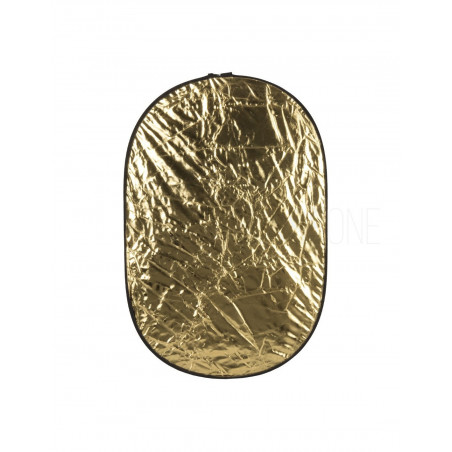 GlareOne Blenda 2w1 srebrno-złota, 60x90cm