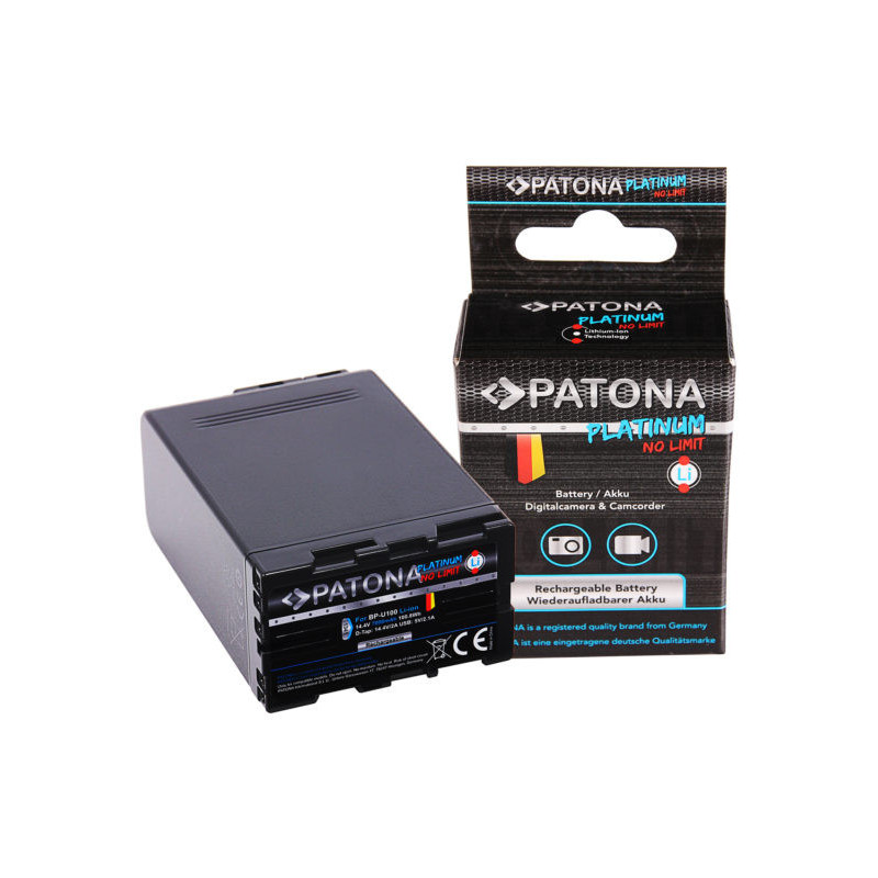 Patona Platinum BP-U100 2x D-TAP i USB