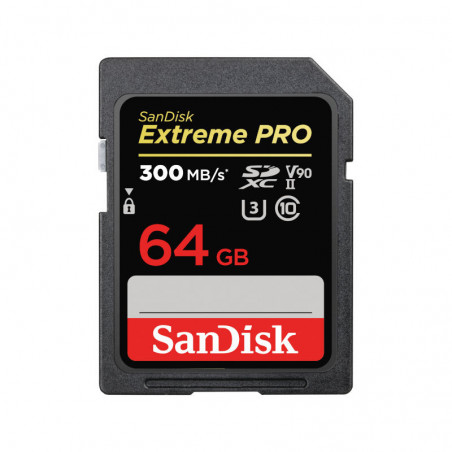 Karta pamięci Sandisk Extreme PRO SDXC 64GB 300MB/s V90 UHS-II