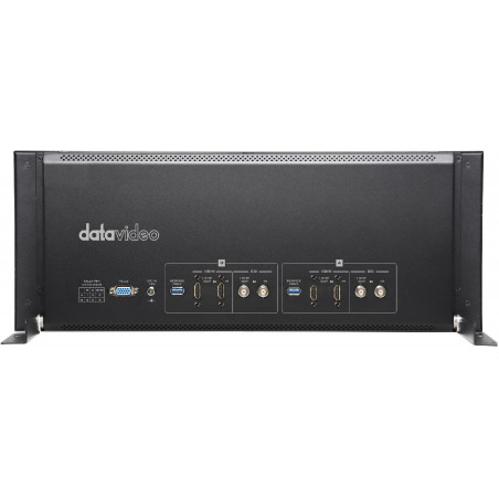 DataVideo TLM-102 | Podwójny 10" monitor rack 4RU