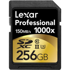 LEXAR Professional 256GB SDXC x1000 (150 MB)