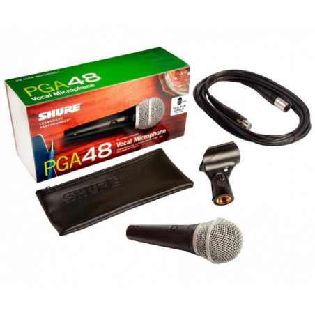 Shure PGA48-XLR-E ,ikrofon dynamiczny do słowa mówionego i karaoke