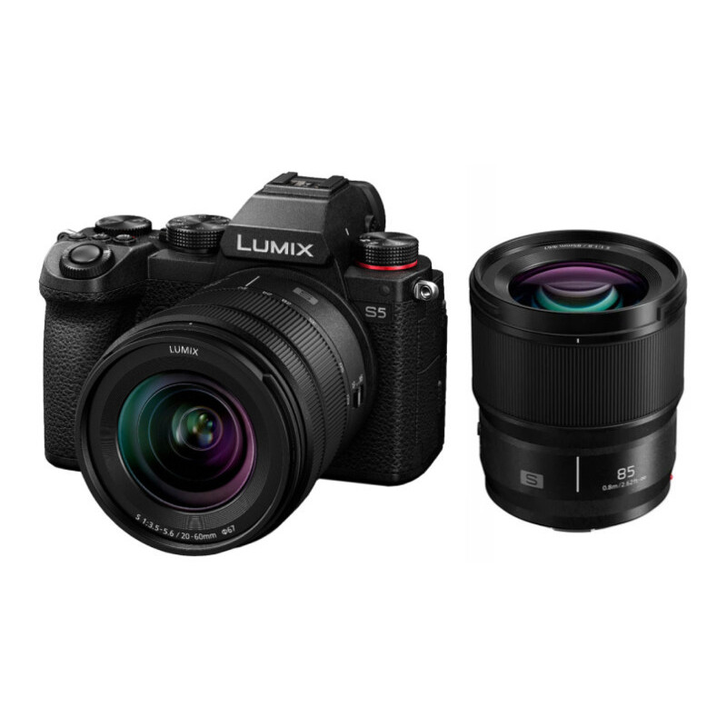Panasonic Lumix DC-S5 + 20-60/3.5-5.6 + 85/1.8