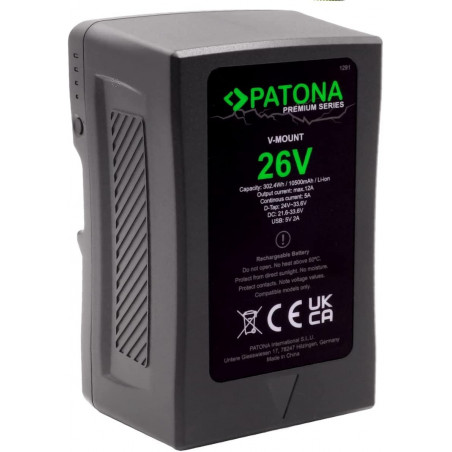 Patona Premium V-mount akumulator 26V 302Wh 10500 mAh