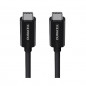 Duracell Kabel USB-C / USB-C 3.0 1m czarny Duracell Kabel USB-C / USB-C 3.0 1m czarny