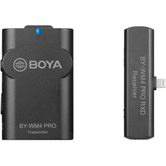 BOYA  BY-WM4 PRO-K3 / 2.4G bezprzewodowy mikrofon do iOS / 1 TX+1 RX