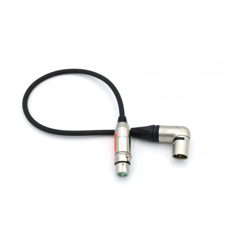 ADP 50cm XLR M (kątowy) -XLR Ż
