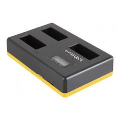PATONA potrójna ładowarka USB do Sony NP-FW50