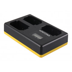 PATONA potrójna ładowarka USB do Sony NP-FZ100