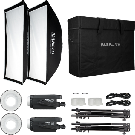 Nanlite FS-150 LED 2 zestaw oświetleniowy ze stojakiem