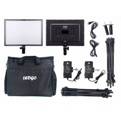 Ledgo LG-E268C zestaw dwóch lamp z torbą