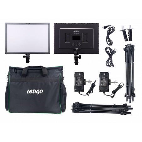 Ledgo LG-E268C zestaw dwóch lamp z torbą