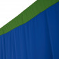 PRO STUFF dwustronne tło materiałowe niebieskie/zielone 200x300cm