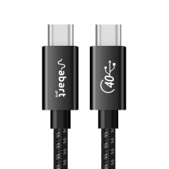 Abart Pro kabel USB4, Thunderbolt 3, Thunderbolt 4, 40Gb/s 100W 5K60Hz 1m