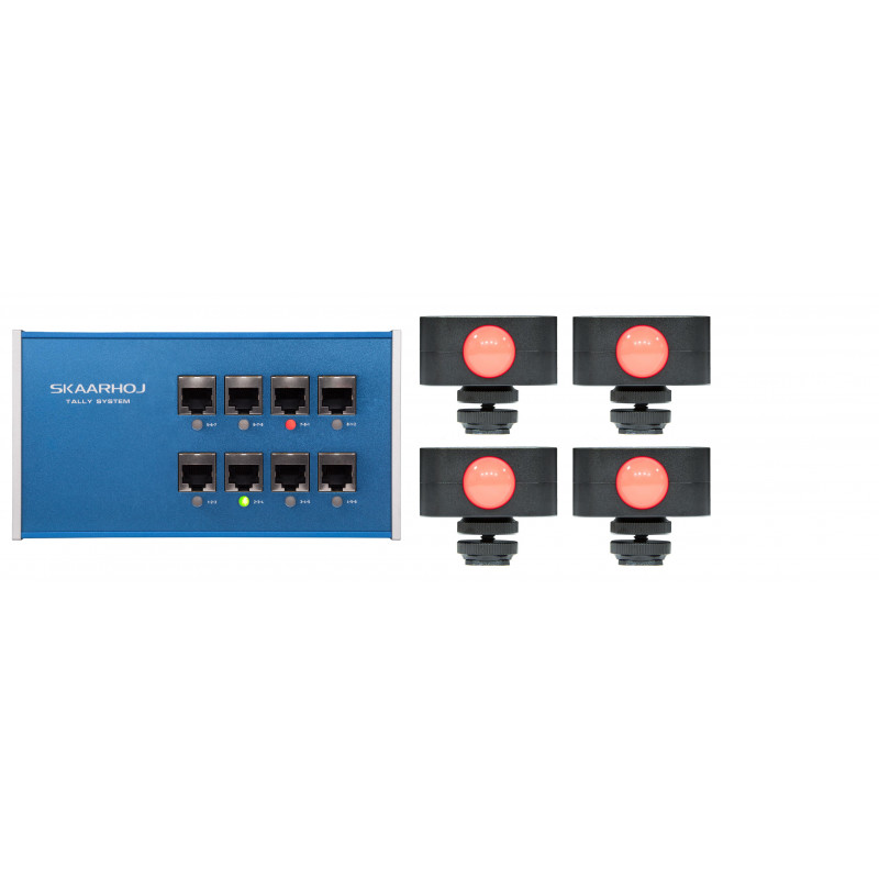 Skaarhoj Tally Box + 4 x Tally Lights Bundle Skaarhoj Tally Box + 4 x Tally Lights Bundle