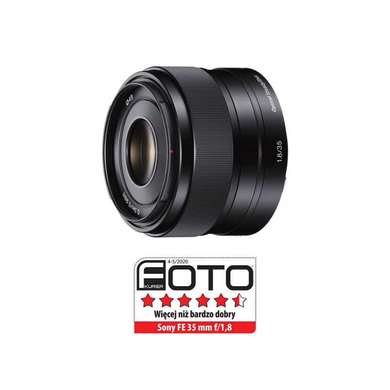 Sony E 35mm f/1.8 O.S.S + studencki cashback 200zł