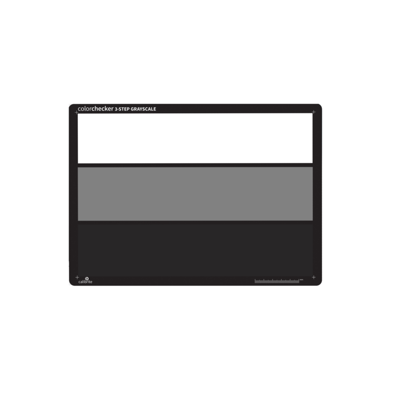 Calibrite ColorChecker 3-Step Grayscale Calibrite ColorChecker 3-Step Grayscale