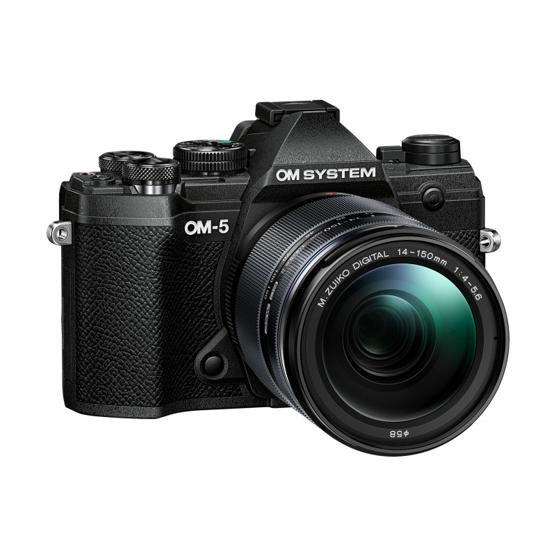 OM SYSTEM OM-5 z ob M.Zuiko Digital 14-150mm f/4.0-5.6 ED II